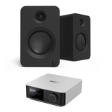 Kanto REN 200W Active Bookshelf Speakers + WiiM Ultra Music Streamer Streamer Bundles Kanto / WiiM Black Silver 