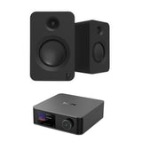 Kanto REN 200W Active Bookshelf Speakers + WiiM Ultra Music Streamer Streamer Bundles Kanto / WiiM Black Space Grey 