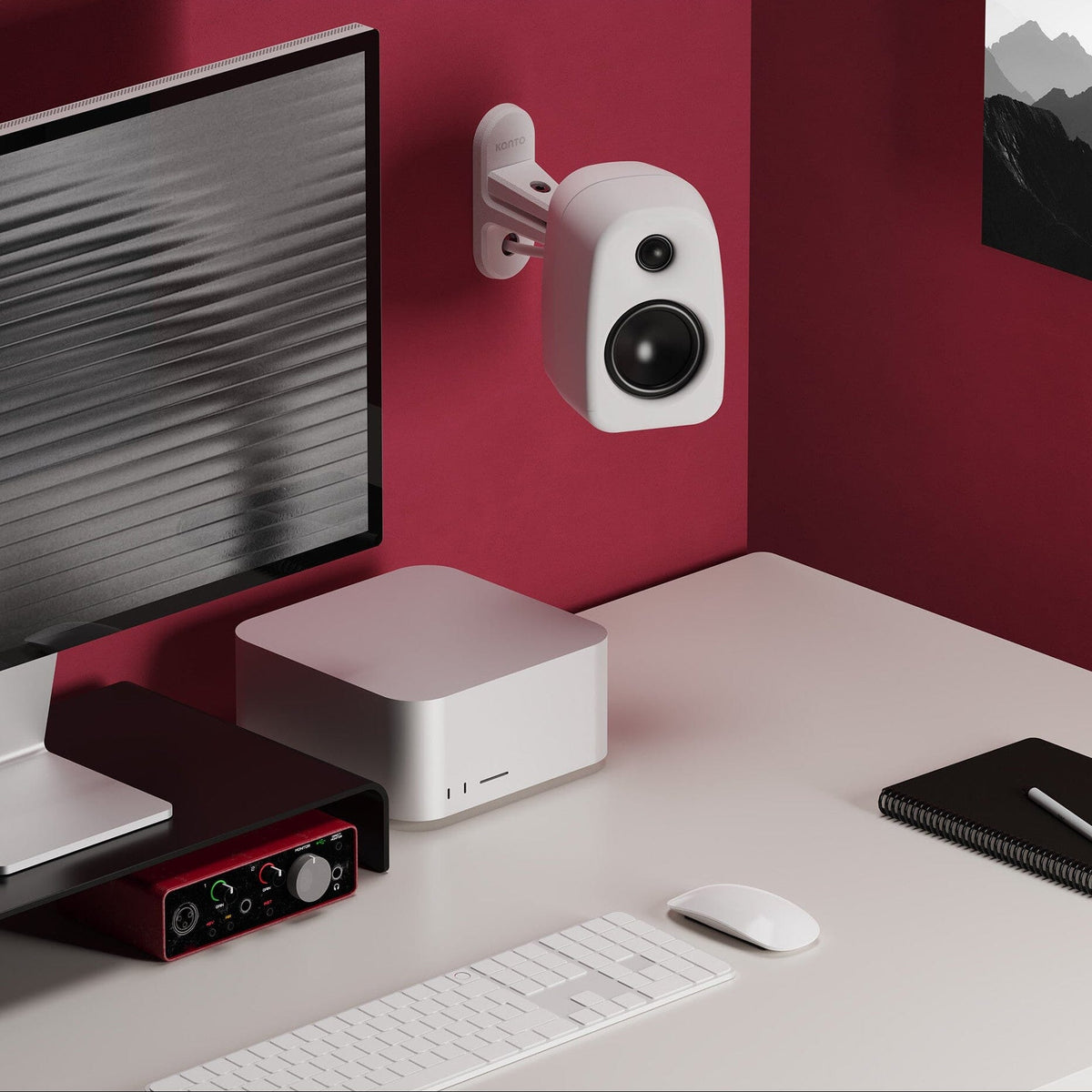 Kanto SPW3 Universal Speaker Wall Mounts (Pair) - K&B Audio