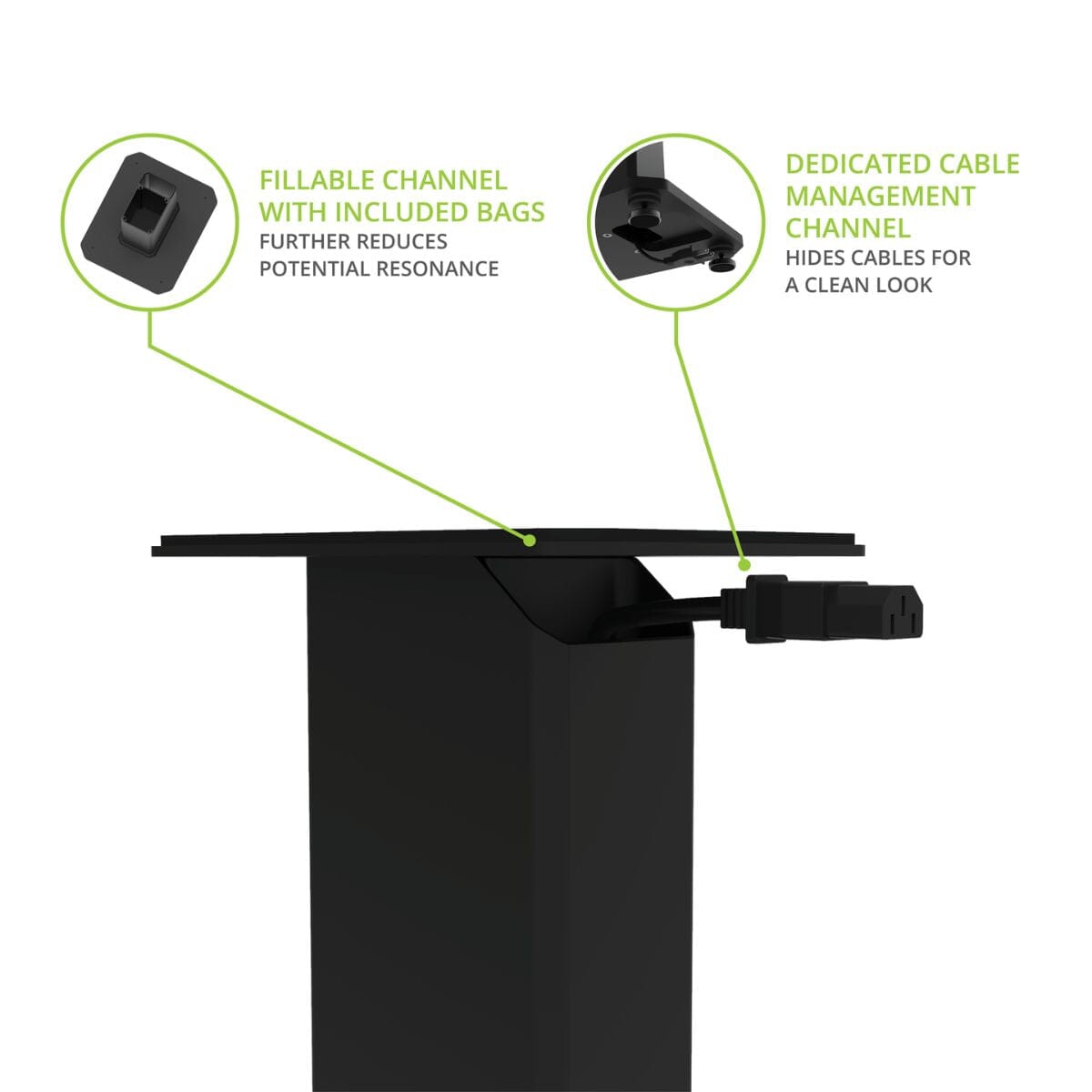 Kanto SX22 Speaker Stands - 22" (Pair) Speaker Brackets & Stands Kanto Audio 
