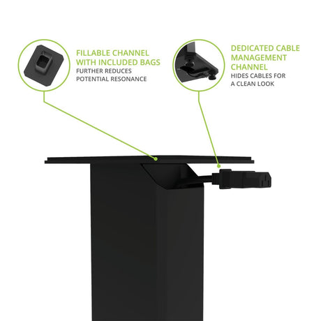 Kanto SX22 Speaker Stands - 22" (Pair) Speaker Brackets & Stands Kanto Audio 