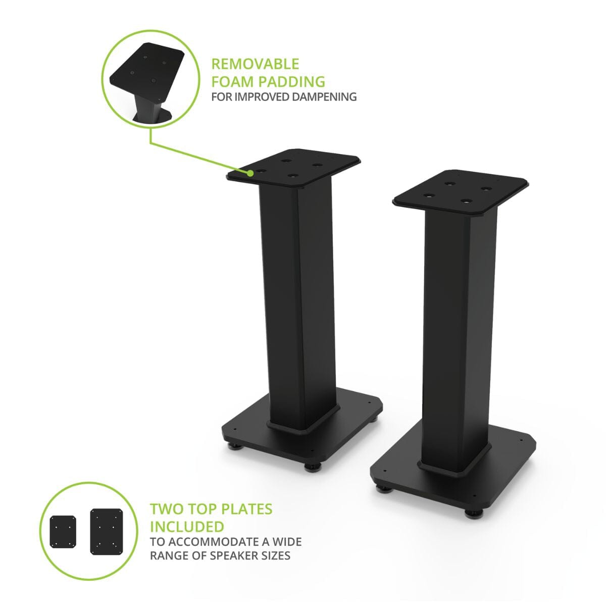 Kanto SX22 Speaker Stands - 22" (Pair) Speaker Brackets & Stands Kanto Audio 