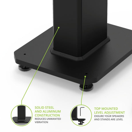 Kanto SX22 Speaker Stands - 22" (Pair) Speaker Brackets & Stands Kanto Audio 