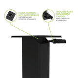 Kanto SX26 Speaker Stands - 26" (Pair) Speaker Brackets & Stands Kanto Audio 
