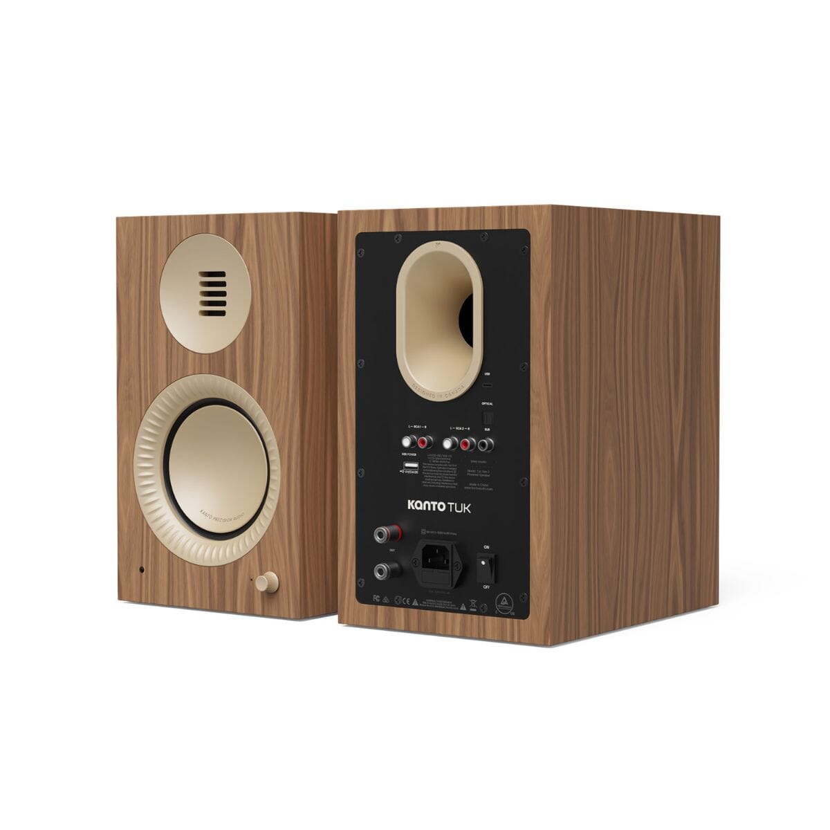 Kanto TUK G2 Active Bookshelf Speakers with Bluetooth (Pair) Active Speakers Kanto Audio 