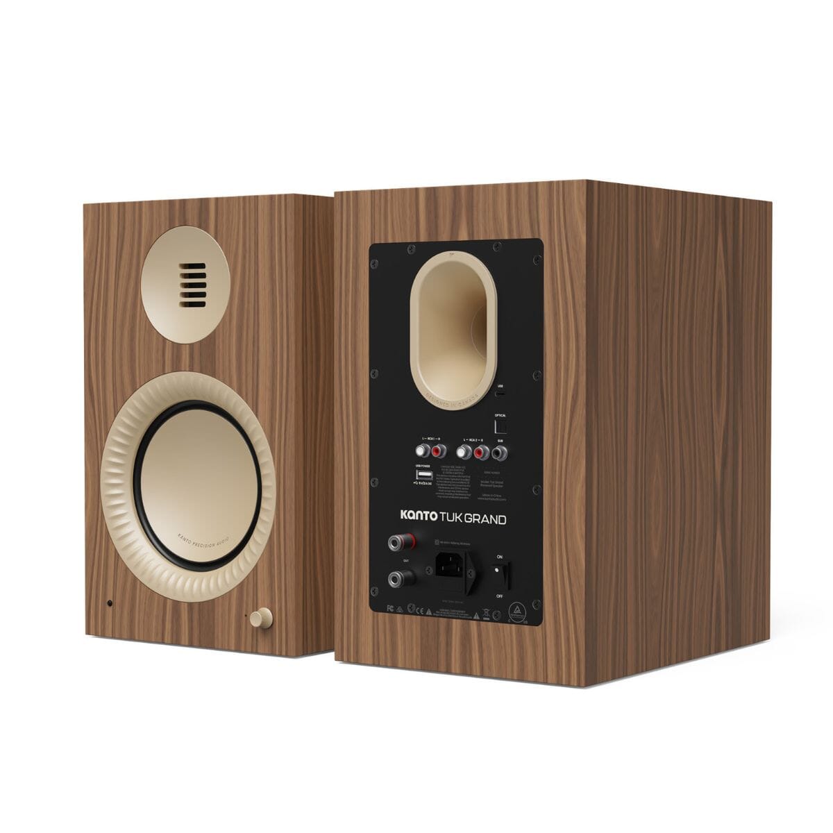 Kanto TUK Grand G2 Active Bookshelf Speakers with Bluetooth (Pair) Active Speakers Kanto Audio 