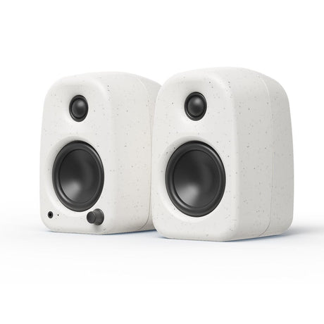Kanto UKI 100W Active Desktop Speakers with Bluetooth Active Bookshelf Speakers Kanto Audio White 