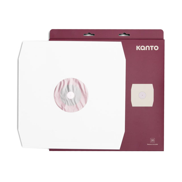 Kanto Vinyl Record Inner Sleeves - Pack of 20 Vinyl Accessories Kanto Audio 