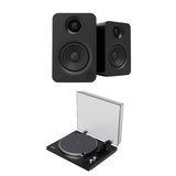 Kanto OBI3 Bluetooth Turntable + YU Active Bookshelf Speakers with Bluetooth
