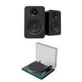 Kanto OBI3 Bluetooth Turntable + YU Active Bookshelf Speakers with Bluetooth