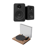 Kanto OBI3 Bluetooth Turntable + YU Active Bookshelf Speakers with Bluetooth