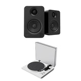 Kanto OBI3 Bluetooth Turntable + YU Active Bookshelf Speakers with Bluetooth