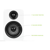 WiiM AMP + Kanto YUP4 4" Bookshelf Speakers - K&B Audio