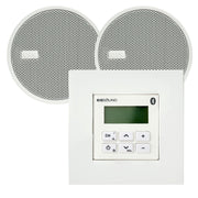 [OPEN BOX] KB Sound In Wall Premium FM/DAB Radio & Bluetooth Ceiling Speaker System - 5" White - K&B Audio