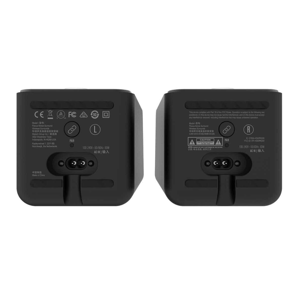 Klipsch Flexus Surround 200 Wireless Surround Speakers (Pair) Soundbars Klipsch 