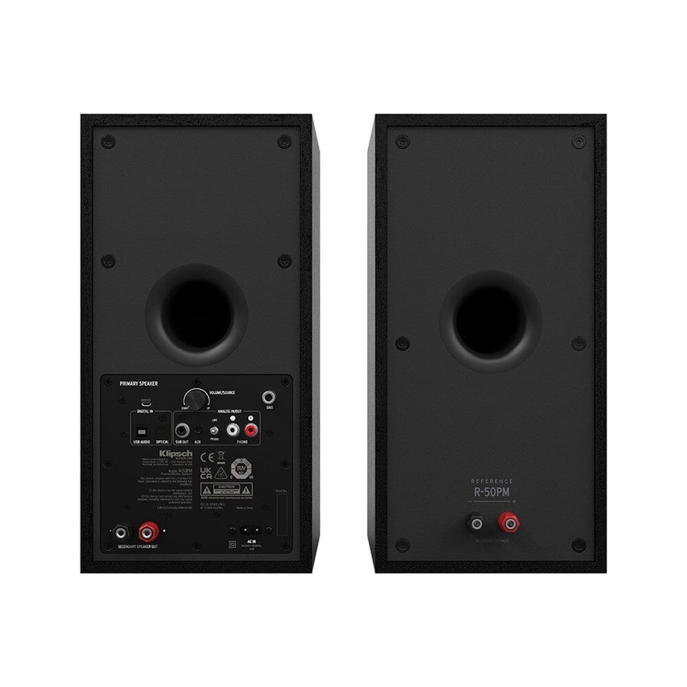 Audio-Technica LP3XBT Automatic Turntable + Klipsch R-50PM Active Bookshelf Speakers - K&B Audio