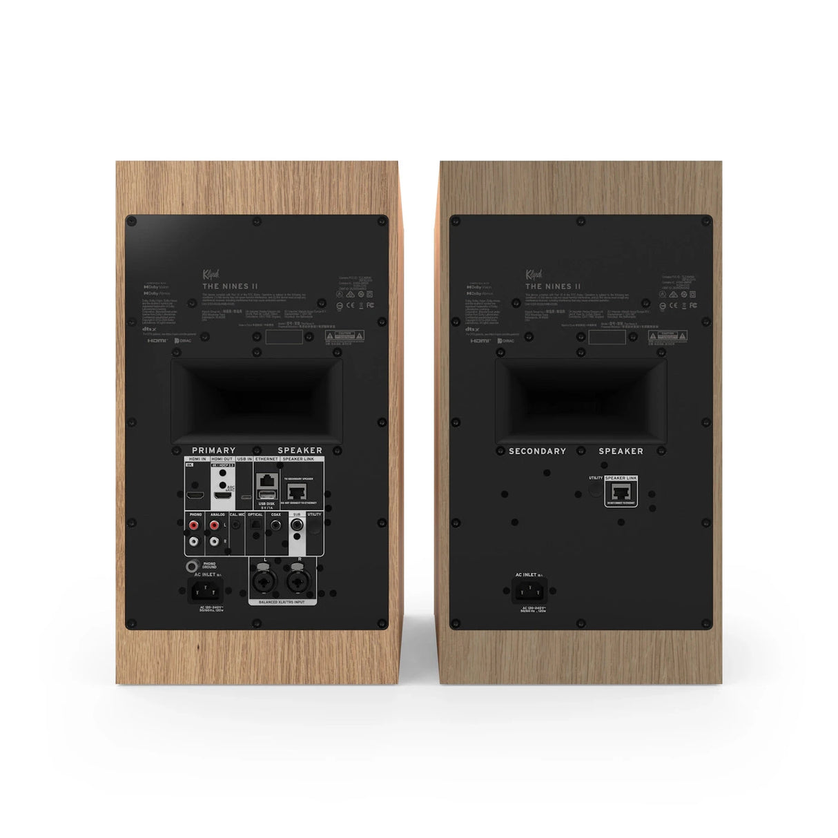 Klipsch The Nines II Active Bookshelf Speakers (Pair) - K&B Audio