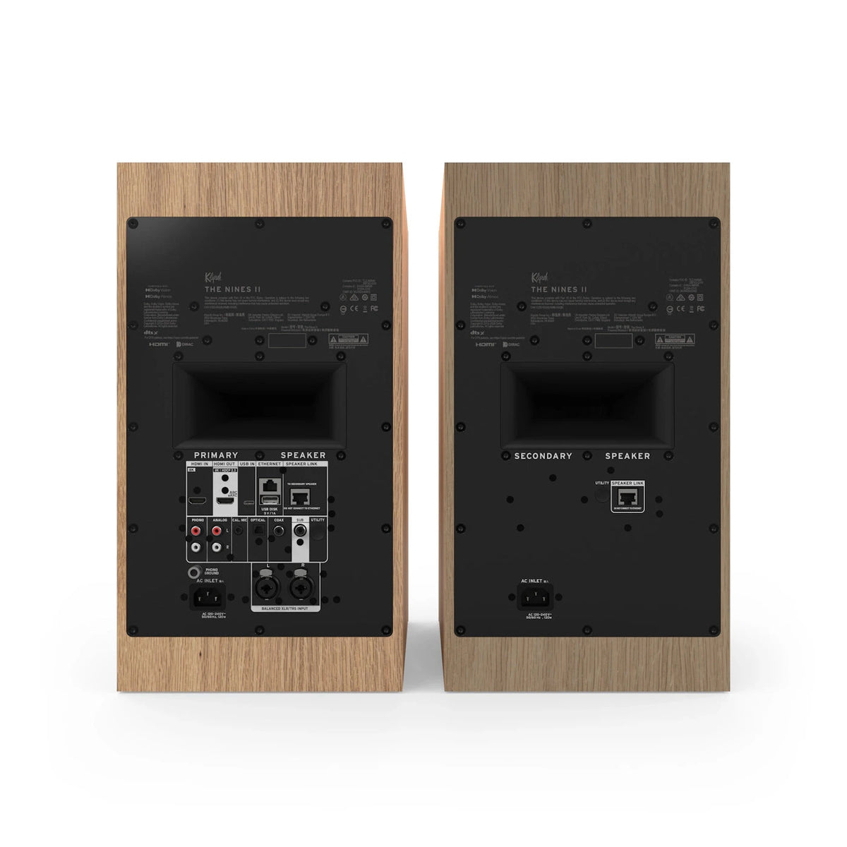 Klipsch The Nines II Active Bookshelf Speakers (Pair) - K&B Audio