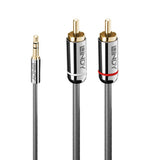 Lindy CROMO 3.5mm to Phono Audio Cable (0.5 - 10m) - K&B Audio