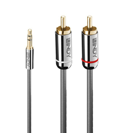 Lindy CROMO 3.5mm to Phono Audio Cable (0.5 - 10m) - K&B Audio