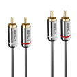 Lindy CROMO Dual Phono Audio Cable (0.5 - 10M) - K&B Audio