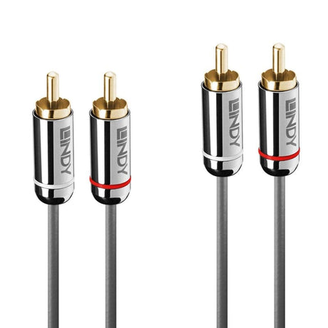 Lindy CROMO Dual Phono Audio Cable (0.5 - 10M) - K&B Audio