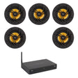 Lithe Audio 5.0 Wi-Fi Surround Sound Ceiling Speaker System with WiSA - K&B Audio