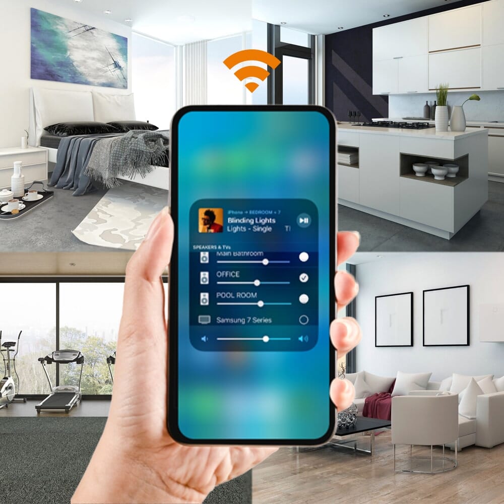 Lithe Audio Wi-Fi Ceiling Speaker + IO1 Outdoor Speaker Bundle - K&B Audio