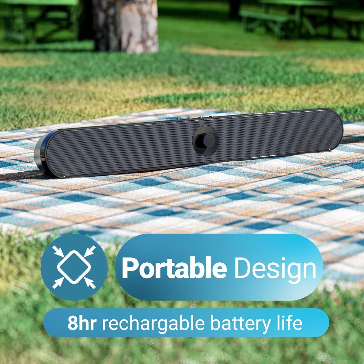Majority Atlas Bluetooth PC Sound Bar - 20W - Portable - K&B Audio