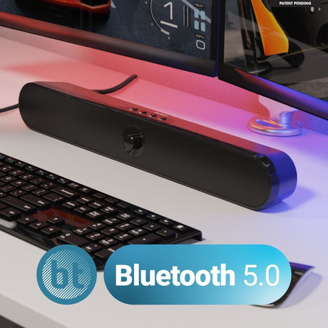 Majority Atlas Bluetooth PC Sound Bar - 20W - Portable - K&B Audio