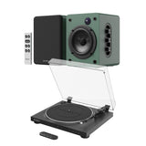 Majority Auto Turntable + D50X Bluetooth Bookshelf Speakers