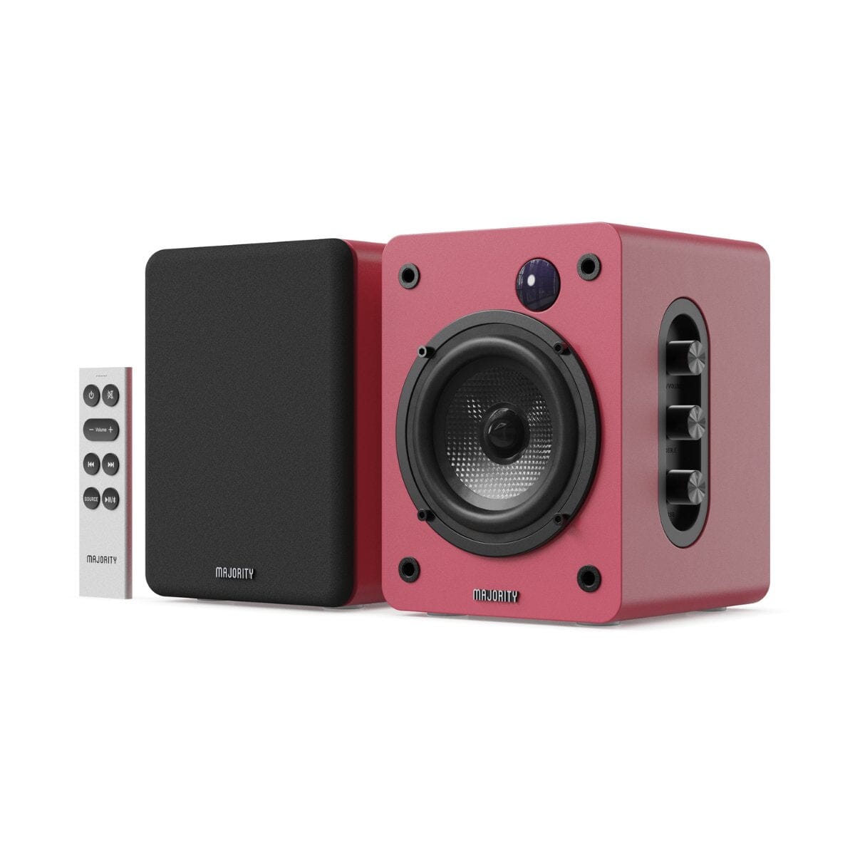 Majority Auto Turntable + D50X Bluetooth Bookshelf Speakers - K&B Audio