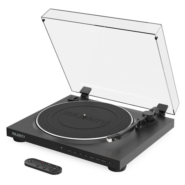 Majority Auto Turntable + D70X Bluetooth Bookshelf Speakers Turntable Bundles Majority 