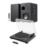 Majority Auto Turntable + D70X Bluetooth Bookshelf Speakers - K&B Audio