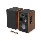 Majority D100 Active Bookshelf Speakers - Bluetooth, HDMI, USB - 100W - K&B Audio