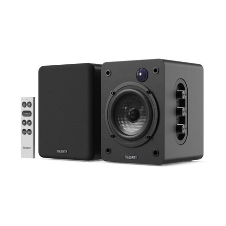 Majority D50X 60W Bluetooth Bookshelf Speakers Active Speakers Majority Black 