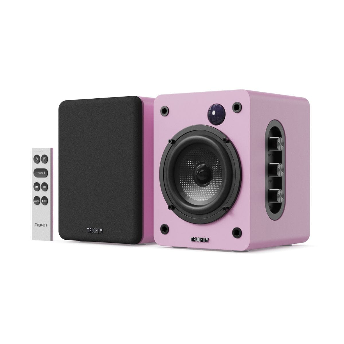 Majority Auto Turntable + D50X Bluetooth Bookshelf Speakers - K&B Audio