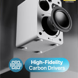 Majority Auto Turntable + D70X Bluetooth Bookshelf Speakers