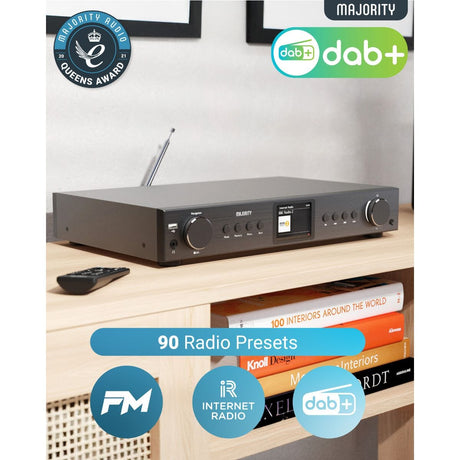 Majority Fitzwilliam 2 Internet Radio Tuner with Bluetooth Radios Majority 