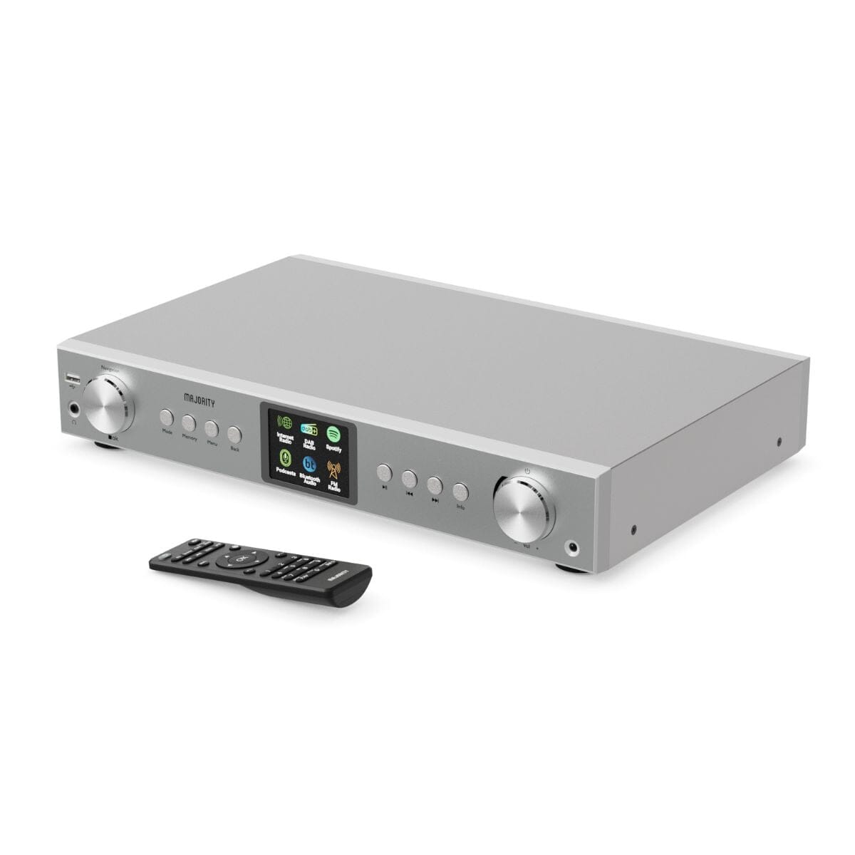 Majority Fitzwilliam 2 Internet Radio Tuner with Bluetooth - K&B Audio
