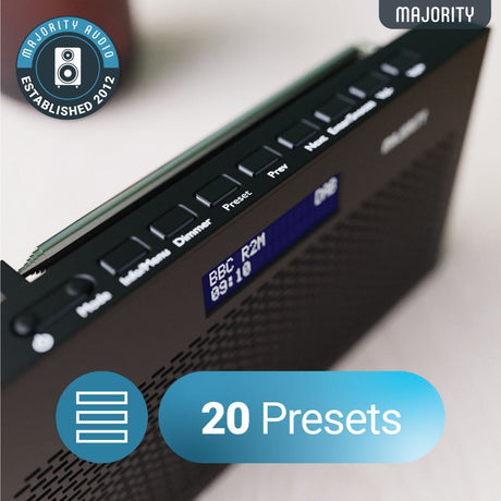 Majority Histon Portable DAB/FM Radio - K&B Audio