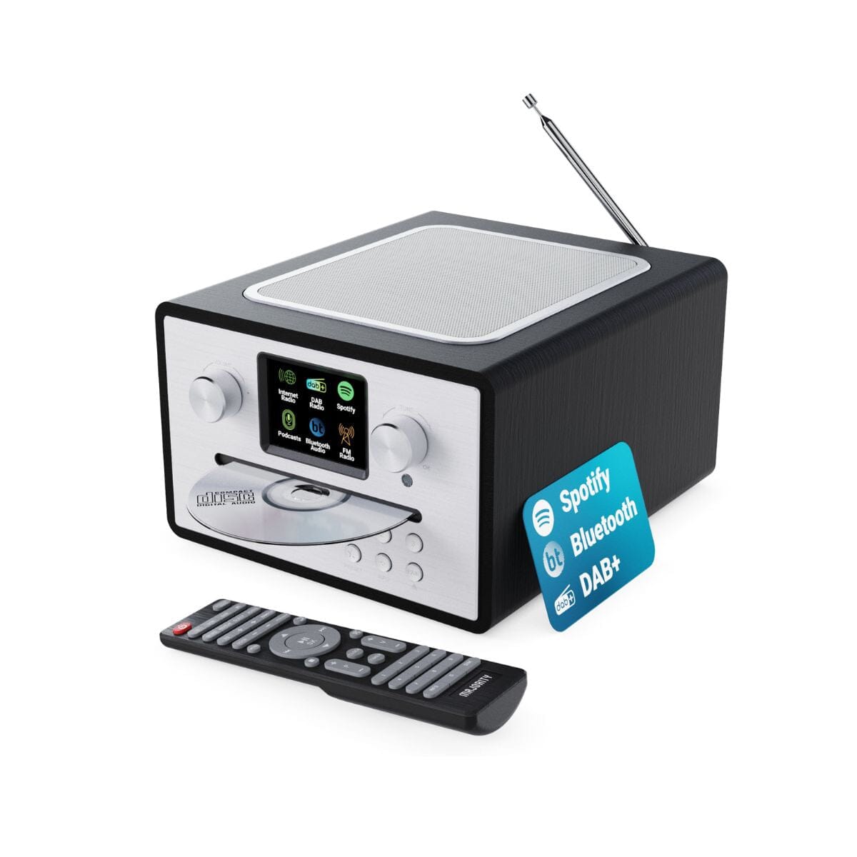 [OPEN BOX] Majority Homerton 2 Internet Radio Music System - Oak - K&B Audio