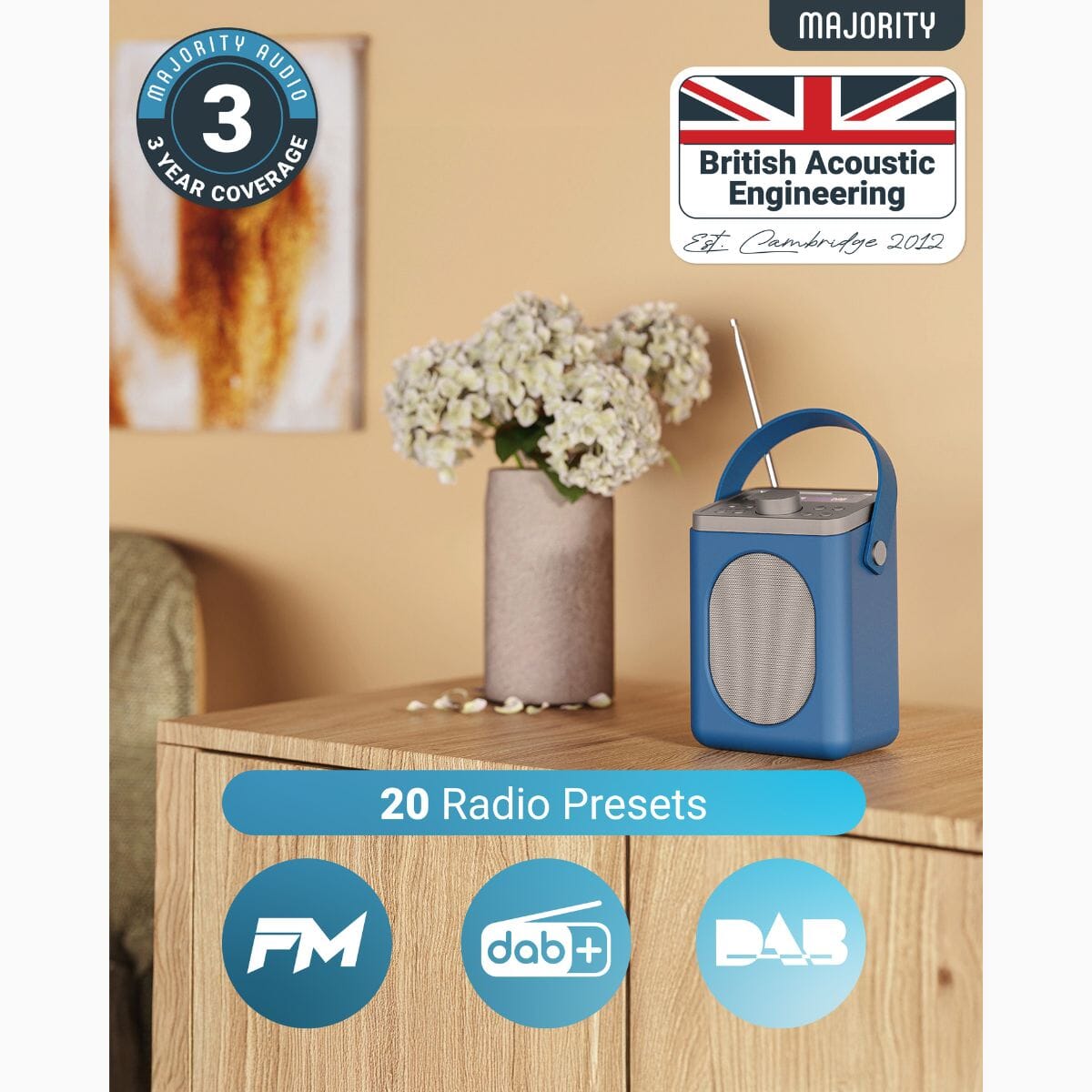 Majority Little Shelford DAB Radio - K&B Audio