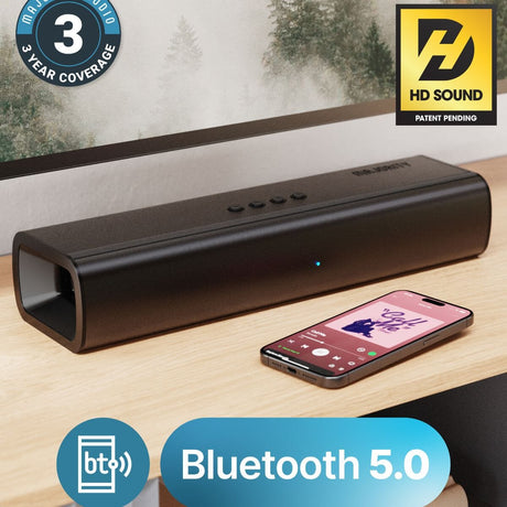 Majority Naga 40 Soundbar - 70W - Bluetooth, HDMI - K&B Audio