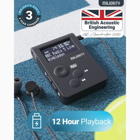 Majority Petersfield Go Portable DAB Radio - K&B Audio