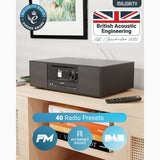 Majority Quadriga Internet Radio Music System with CD Player & Bluetooth Radios Majority 