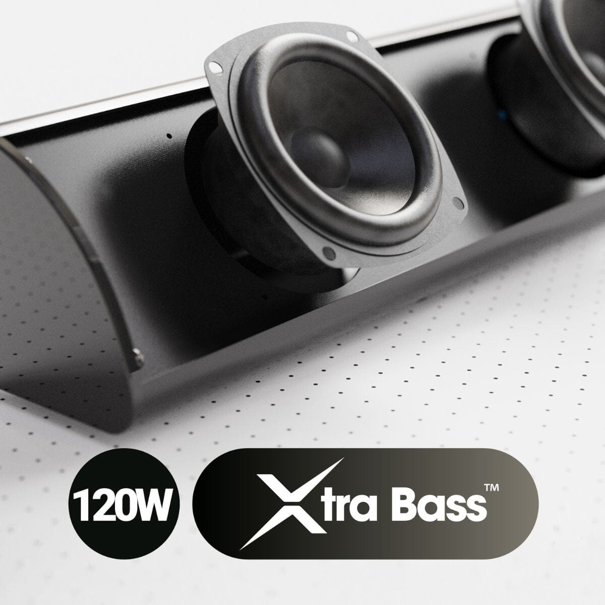 Majority Snowdon Soundbar with Built-In Subwoofer - 120W - K&B Audio