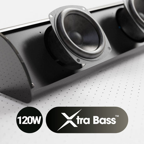 Majority Snowdon Soundbar with Built-In Subwoofer - 120W - K&B Audio