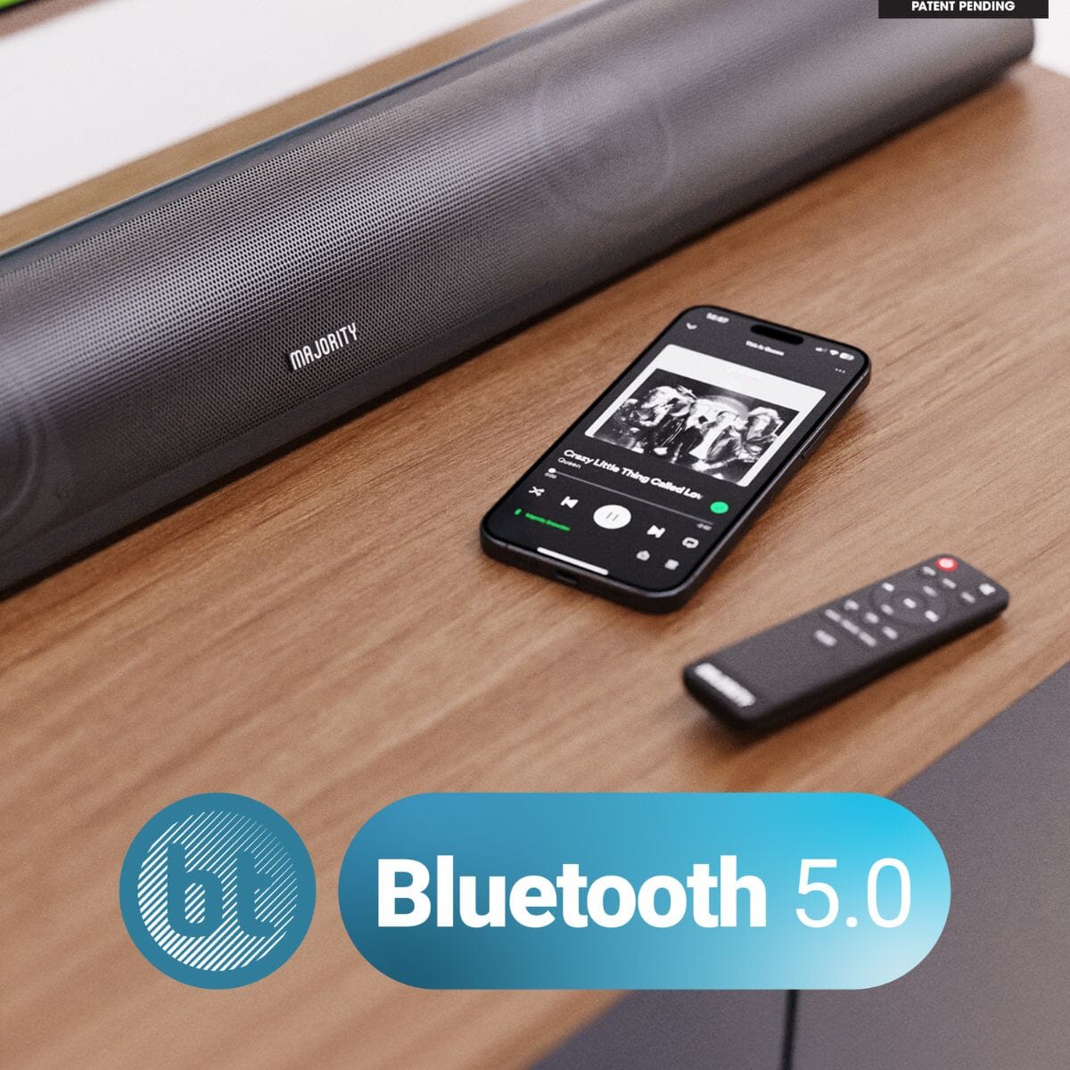 Majority Snowdon Soundbar with Built-In Subwoofer - 120W - K&B Audio