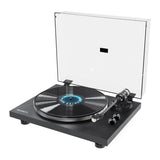 Majority Stylo Bluetooth Turntable + D100 Active Bookshelf Speakers Set - K&B Audio